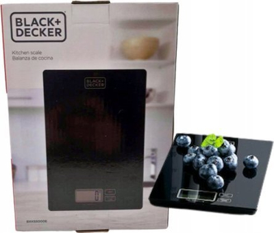 Peshore kuzhine Black&amp;Decker Kitchen Scale, 5 kg, dixhitale, e bardhë
