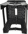 Stol i palosshëm Large Folding Step Stool, kapacitet 150kg, plastikë e zezë
