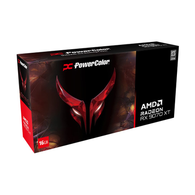 Karta grafike PowerColor RED DEVIL Radeon RX 9070 XT, 16GB GDDR6, PCI Express 5.0, e zezë