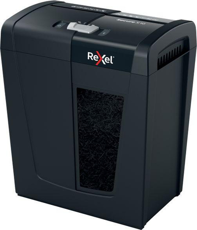 Grirëse letrash Rexel Secure X10, P-4, e zezë