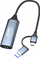 Karta kapjeje video PremiumCord HDMI, 4K hyrje, USB 3.0 USB C, gri