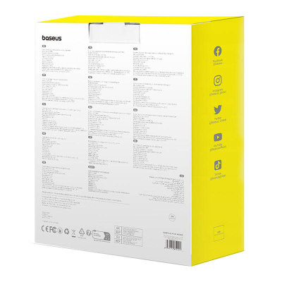 Starter baterie dhe power bank Baseus, 10000mAh, me elektrik dore, i zi