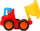 Set lodra ndërtimi Mola, 4 makina pune, plastike, shumëngjyrëshe