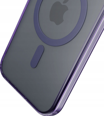 Mbështjellëse telefoni 3mk Frosty MagCase për iPhone 14, shkon me MagSafe, e tejdukshme, vjollcë