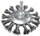 Furçë rrotulluese me disk Luna (201490109), 75mm