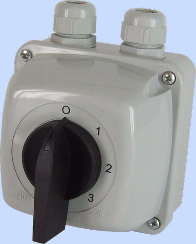 Çelës rrotullues Elektromet Łuk 924063, 3P 40A, IP44, gri