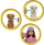Set lodrash Barbie Slumber Party, kukull me 2 qenushë, aksesorë që i ndërron ngjyra