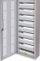 Panel matës elektrik Uni System 550-1450-250 M, 225 module, metalik gri