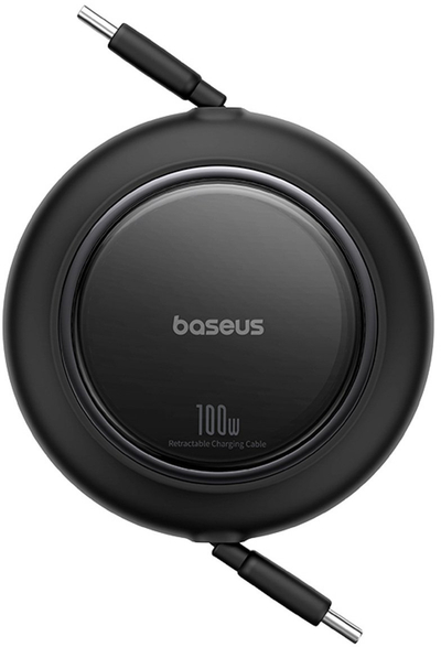 Kabllo karikimi Baseus Free2Draw, USB C në USB C, 1.5m, 100W, e zezë