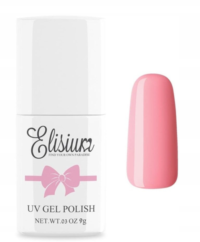 Llak xheli për thonj Elisium Hybrid 002 Shy Rose, UV LED, rozë