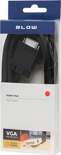 Kabllo VGA Blow D Sub, 3m, e zezë