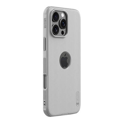 Kuti mbrojtëse Nillkin Super Frosted Shield Pro iPhone 16 Pro Max, matte, antirrëshqitëse, gri