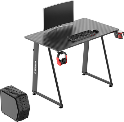 Tavolinë gaming Ultradesk Enter V2, e zezë