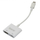 Adapter Lightning në HDMI Spacer SPDS-Light-HL-2in1, Full HD, PD, 18cm, i bardhë