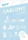 Shabllone për sprej bore MFP, 10 motive, 21.5x30 cm, blu