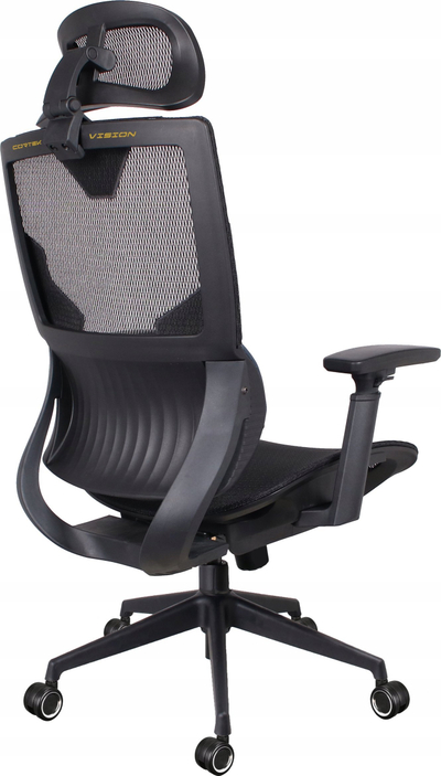 Karrige zyre edhe gaming CORTEK VISION, rrjetë ergonomike, e zezë