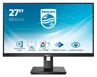 Monitor Philips S-line 272S1AE/00, 27", Full HD, i zi