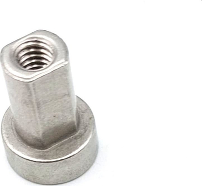 Bushing metalik Dedra XDED7090.37, pjesë këmimi, ngjyrë argjendi