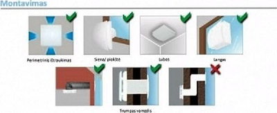 Ventilator banjoje Aerauliqa QD-120HT BB, me sensor lagështie, me vijim ajrosjeje, i bardhë