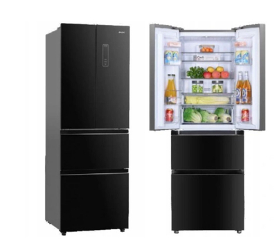 Frigorifer Sam Cook French Door, 351L, klasa energjisë E, i zi