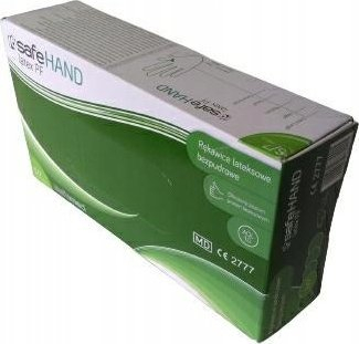 Doreza latex pa pluhur SafeHand Latex PF, madhësia S, ngjyra qumësht