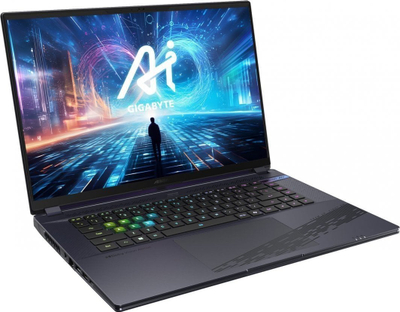 Laptop Gigabyte Aorus 16X 9SG 2024, 16", Intel Core i7-13650HX, 16GB RAM, 1TB SSD, NVIDIA GeForce RTX 4070, i hirtë i errët