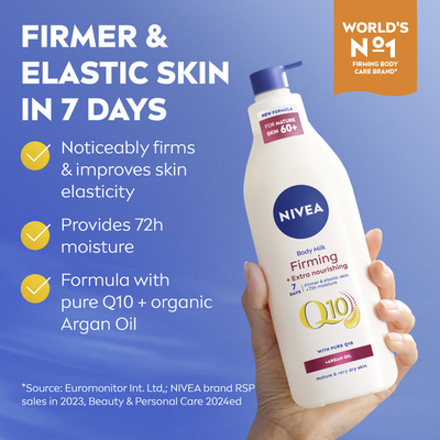 Losion për trup Nivea (Firming and Extra Nourishing Body Milk), 400 ml