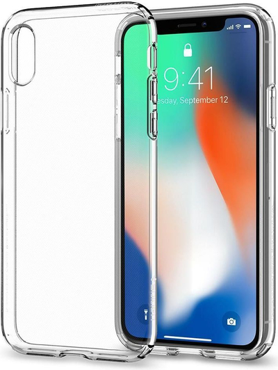 Mbrojtëse Spigen Liquid Crystal për iPhone X , transparente