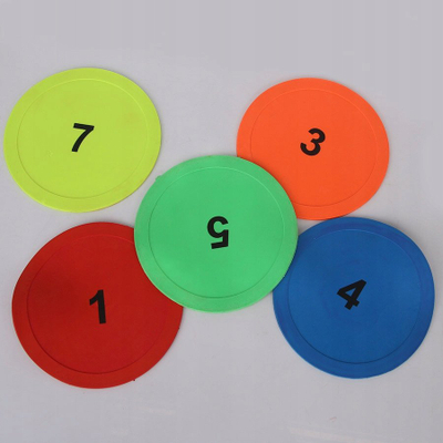 Set lojërash Maxwel me numra, 10 disqe gome, 15 cm, shumëngjyrësh