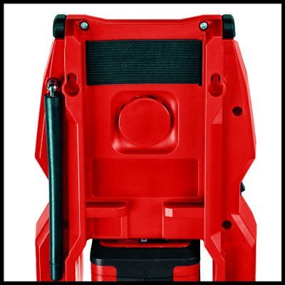 Radio pa kabllo Einhell TC-RA 18 Li BT, 18V, AM FM, e zezë me të kuqe
