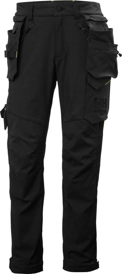 Panallona pune Helly Hansen Magni Evo Construction, me xhepa pune, material Stretch, të zeza