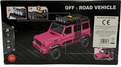 Makina lodër off-road ToyStar, me drita edhe zëra, me mekanizëm fërkimi, e bardhë