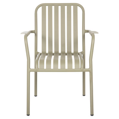 Karrige e jashtme HomeMarkt Rachel HM6088.07, alumin, 63x58x85cm, ulliri e errët
