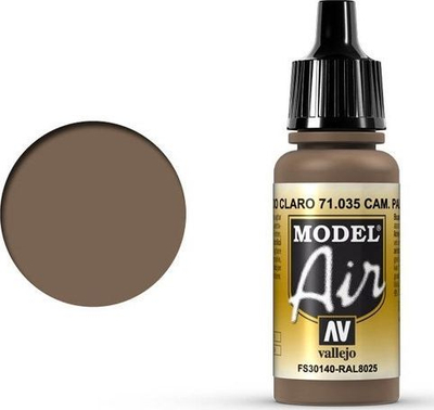 Bojë akrilike për airbrush Vallejo Model Air Camouflage, 17ml, Pale Brown