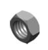 Dado çeliku Nut NS M8 650144, çelës 13 mm, 100 copë, e argjendtë