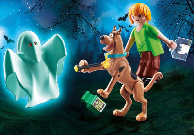 Set lodrash Playmobil Scooby-Doo 70287, 22 pjesë, figura Scooby dhe Shaggy, shumëngjyrësh