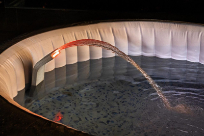 Ujëvarë LED për spa Lay Z Spa Soothing, IP66, me drita shumëngjyrëshe, gri