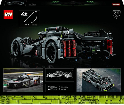 Lodër LEGO® Technic 42156 PEUGEOT 9X8 24H Le Mans Hybrid Hypercar