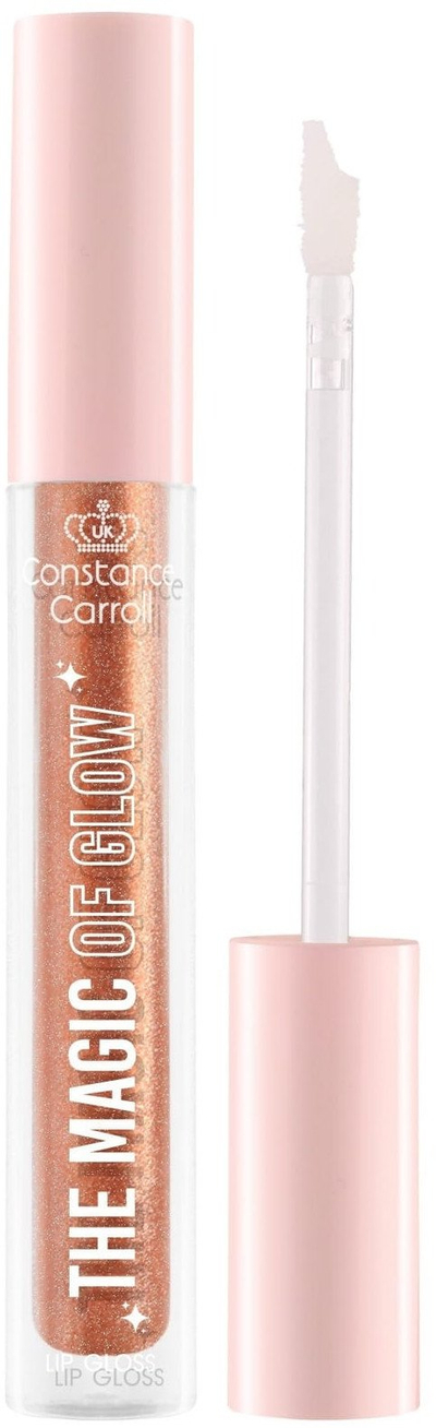 Gloss buzësh Constance Carroll The Magic of Glow 06 Golden Hour, efekt për me i bo buzët ma të plota, karamel i artë