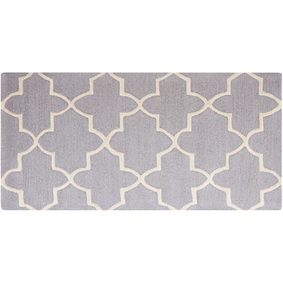 Tapet Beliani SILVAN, 80x150 cm, lesh, gri e hapur