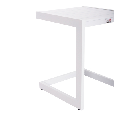 Tavolinë ndihmëse Home Markt Belling HM6274, alumin, 42x43x53 cm, e bardhë