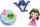 Set lodër me rruaza uji Leantoys Princesses, DIY, 8 ngjyra, shumëngjyrësh