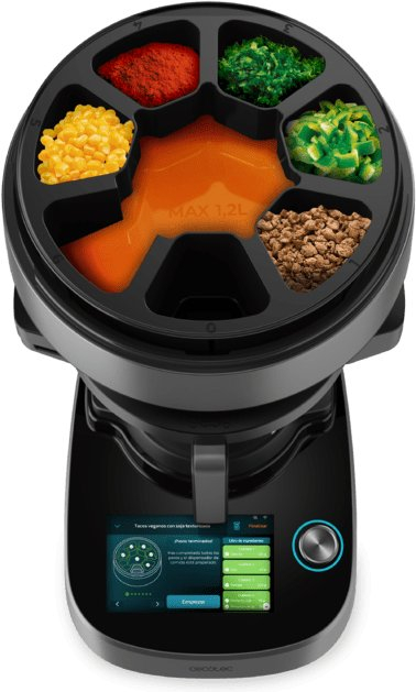 Robot kuzhine Cecotec Mambo CooKing Unique Chefcrown, 4.5L, 2200W, inoks