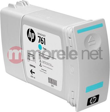 HP 761 Цијан мастило касета, 400 ml