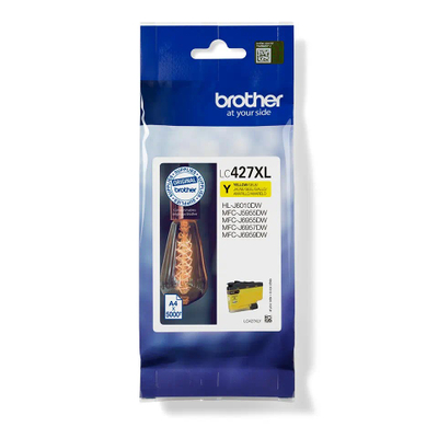 Ngjyrë Brother LC-427XLY, e verdhë