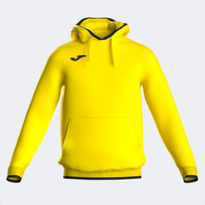 Детска блуза со капуљача Joma Combi Premium Kids, флис, жолто црна