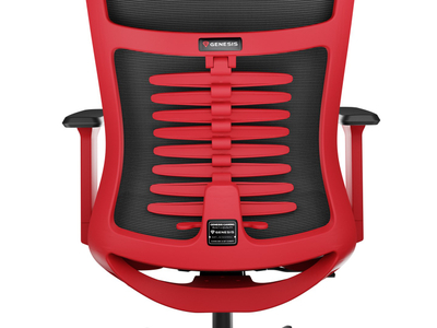 Гејминг столица Genesis Astat 700 G2, мрежа Mesh, 120kg, црно црвена