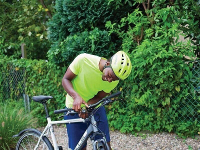 Dritë biçiklete Ledlenser SEO B3, 100 lm, LED, e zezë lemon