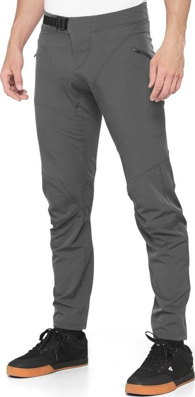 Pantalona çiklizmi 100 Percent AIRMATIC për burra, charcoal, masa 32