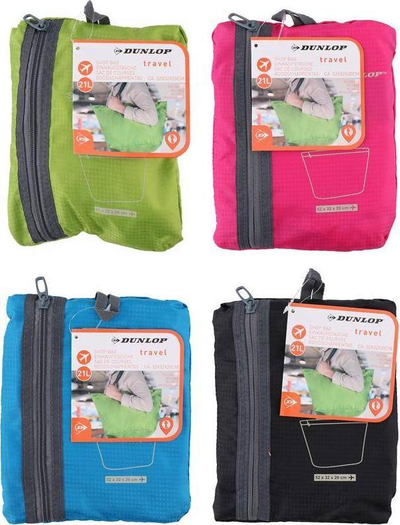 Çantë pazari Dunlop palosëse, 21L, e palosshme, jeshile